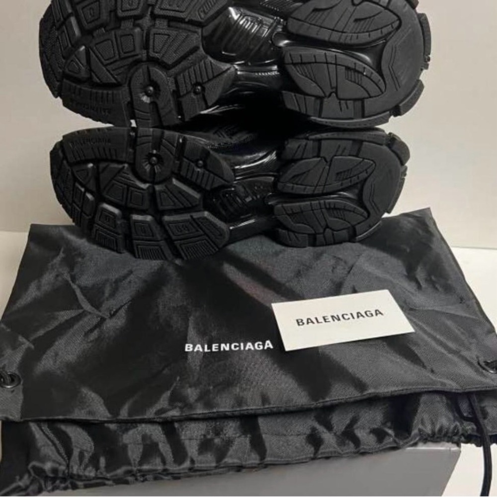 Balenciaga Jet Black Athletic Shoes